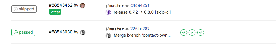 gitlab final ci result